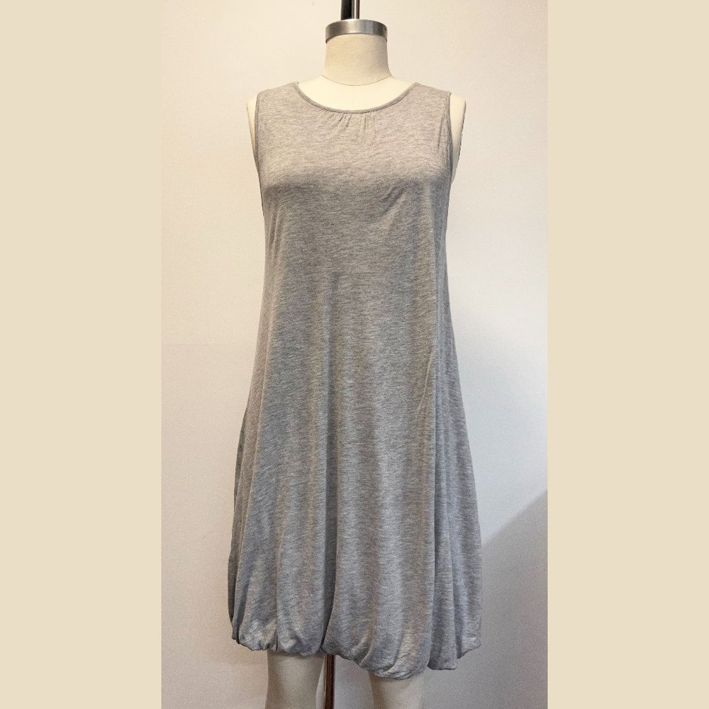 Puff Ball Dress – Silver Heather Size M